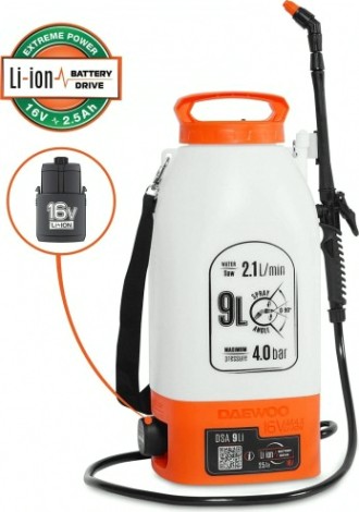 Опрыскиватель аккумуляторный DAEWOO DSA 9 Li Опрыскиватель аккумуляторный DAEWOO DSA 9 Li