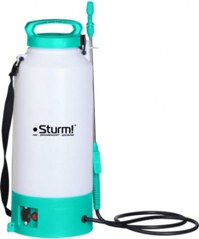 Опрыскиватель аккумуляторный Sturm GS8210B садовый ранцевый 10л