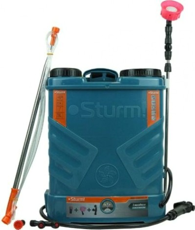 Опрыскиватель аккумуляторный Sturm GS8216N ранцевый 16 л, без АКБ и ЗУ