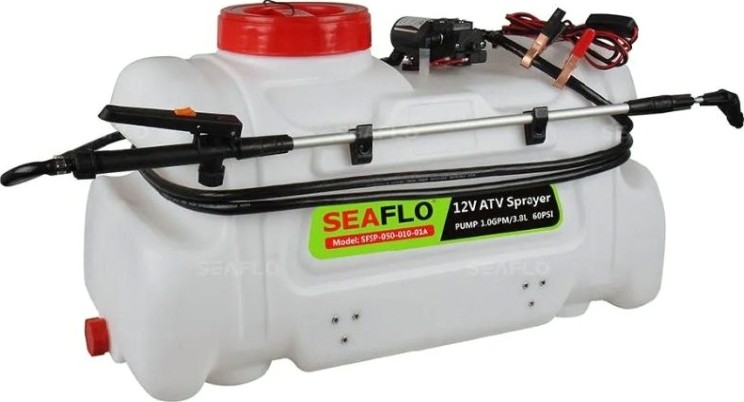 Опрыскиватель для квадроцикла SEAFLO 1GPM, 80PSI, 12V [SFSP-050-010-01A]