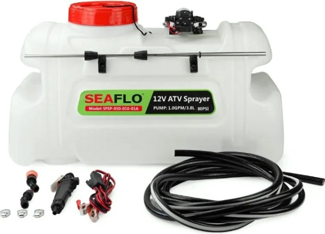 Опрыскиватель для квадроцикла SEAFLO 1GPM, 80PSI, 12V [SFSP-050-010-01A]