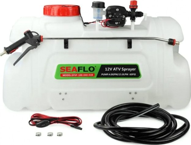 Опрыскиватель для квадроцикла SEAFLO 4GPM, 80PSI, 12V [SFSP-100-040-01B]