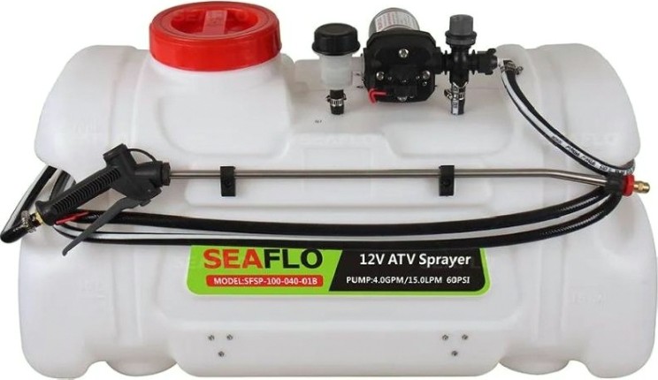 Опрыскиватель для квадроцикла SEAFLO 4GPM, 80PSI, 12V [SFSP-100-040-01B]