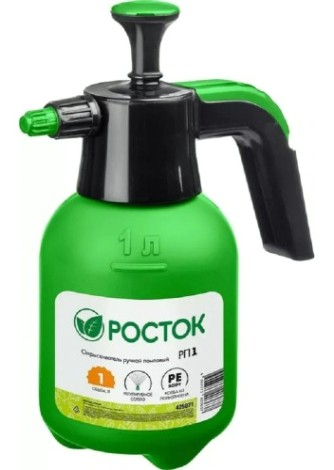 Опрыскиватель РОСТОК РП-1 1 л, ручной, помповый, колба из полиэтилена [425071]