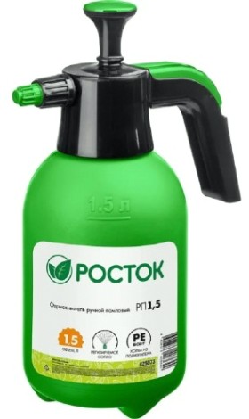Опрыскиватель РОСТОК РП-1.5 1,5 л, ручной, помповый, колба из полиэтилена [425073]