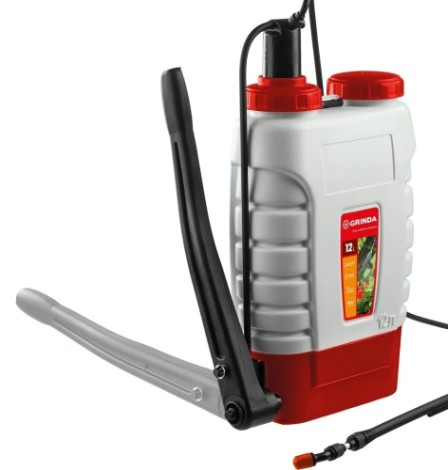 Опрыскиватель ручной GRINDA KS-12 12 л, с телескопическим алюминиевым удлинителем [425217]