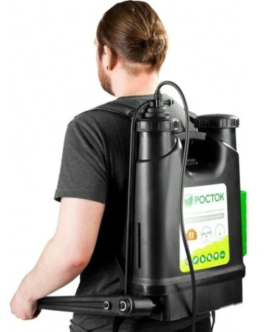 Опрыскиватель ручной РОСТОК RK-11 11 л, ранцевый, с телескопическим удлинителем [425219]