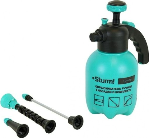 Опрыскиватель Sturm 3016-22-01 с 3 насадками, 1л.