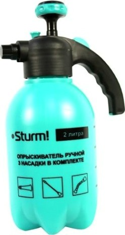 Опрыскиватель Sturm 3016-22-02 с 3 насадками, 2л.