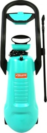Опрыскиватель Sturm 3016-22-12 со шлангом на колесах, с кейсом, 12л.