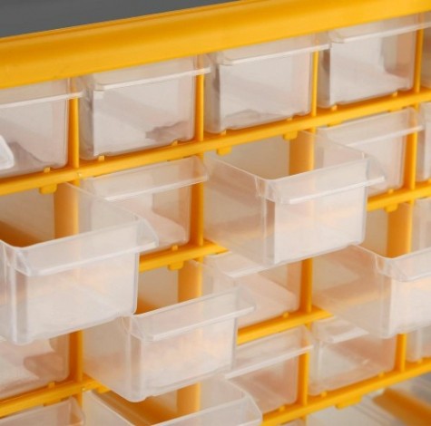 Органайзер DEKO DKTB12 система хранения 44 выдвижных ящика (50х16х39см) [065-0817]