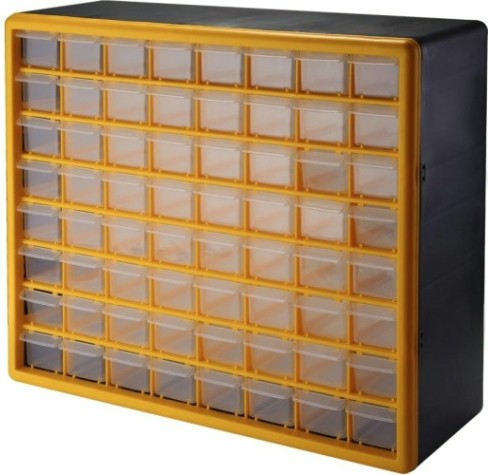 Органайзер DEKO DKTB15 система хранения 64 выдвижных ящика (50х16х39см) [065-0820]