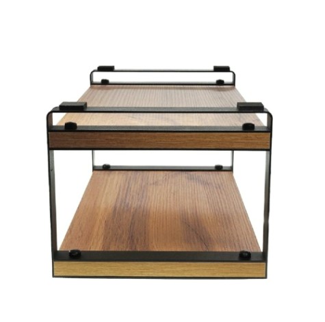 Органайзер кухонный EMBODIMENT EMB-KO-WDT-VOB двухъярусный, дуб Вотан, черный Органайзер кухонный EMBODIMENT EMB-KO-WDT-VOB двухъярусный, дуб Вотан, черный