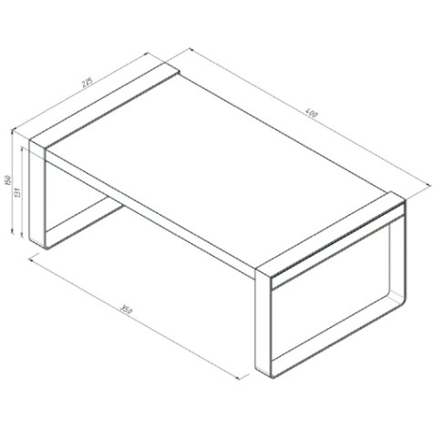 Органайзер кухонный EMBODIMENT EMB-KO-WT-HAW дуб Харбор, белый