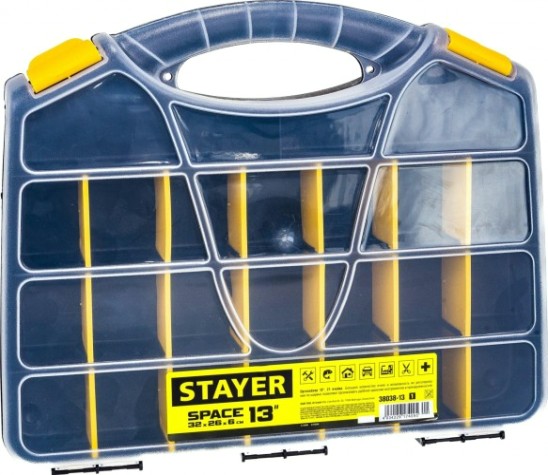 Органайзер STAYER SPACE-13 пластиковый, [38038-13_z01]