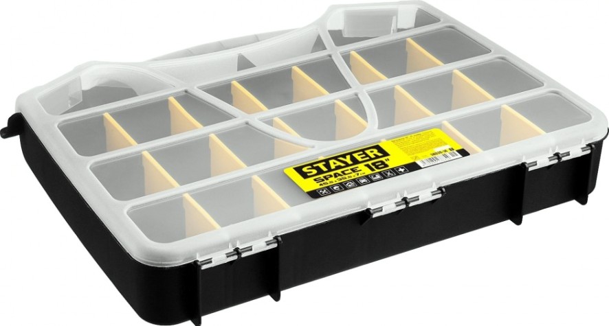 Органайзер STAYER SPACE-18 пластиковый, [38038-18_z01]