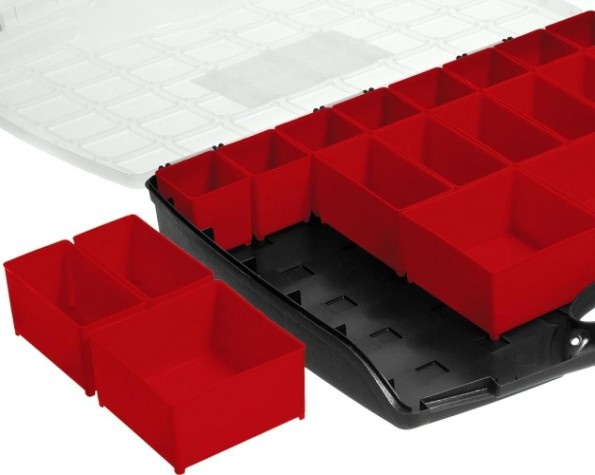 Органайзер ЗУБР ВОЛГА-20 со съемными лотками, [38034-20]