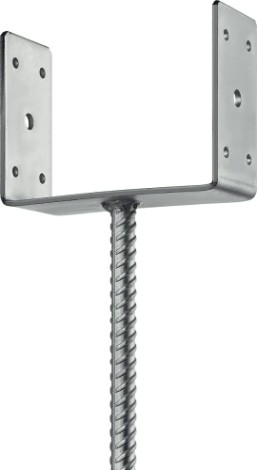 Основание столба ЗУБР U-образное 151х120х60мм [310286-150]