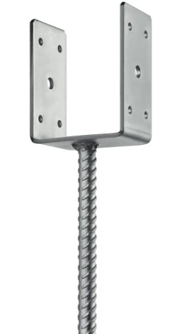 Основание столба ЗУБР U-образное 91х120х60мм [310286-090]