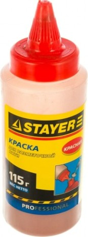 Отбивка STAYER MASTER краска для разметочной нити, красная, 115г [2-06401-2_z01]