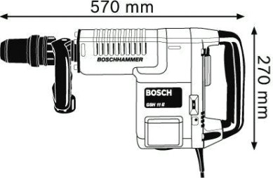Отбойный молоток BOSCH GSH 11 E [0611316708] Кейс