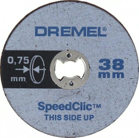 Отрезной круг армированный по металлу DREMEL SC409 38 мм, 5 шт. [2615S409JB]