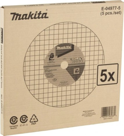 Отрезной круг по алюминию AC30P MAKITA 355х2,8х25,4 мм. E-04977-5 [E-04977-5]