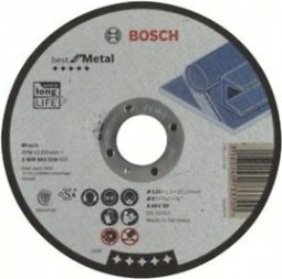 Отрезной круг по металлу BOSCH 125х1,5х22.2 мм A46V-BF Best for Metal [2608603518]