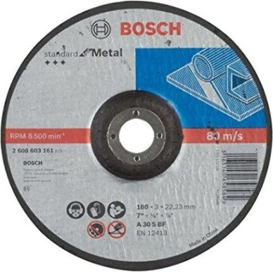 Отрезной круг по металлу BOSCH 180х3,0х22.2 мм A30S-BF Standard for Metal [2608603161]
