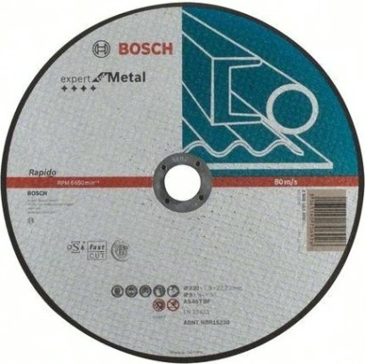 Отрезной круг по металлу BOSCH 230х1,9х22.2 мм AS 46 T BF Expert for Metal Rapido [2608603400]