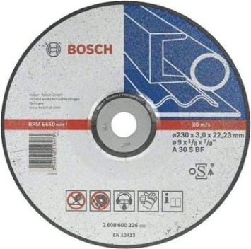 Отрезной круг по металлу BOSCH 230х3,0х22.2 мм A30S-BF Standard for Metal [2608603162]