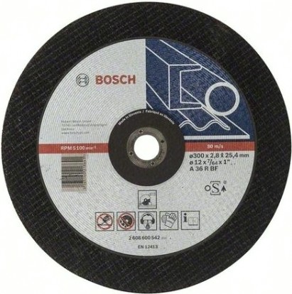 Отрезной круг по металлу BOSCH 300х2,8х25.4 мм A36R-BF Expert for Metal [2608600542]