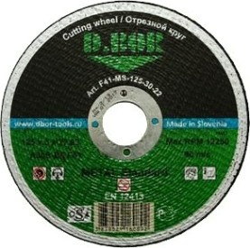 Отрезной круг по металлу D.BOR 125х3х22.2 мм A30S-BF, F41 METAL Standard [D1-F41-MS-125-30-22]