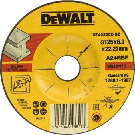 Отрезной круг по металлу DeWALT 125x1.0х22.2 мм Extreme