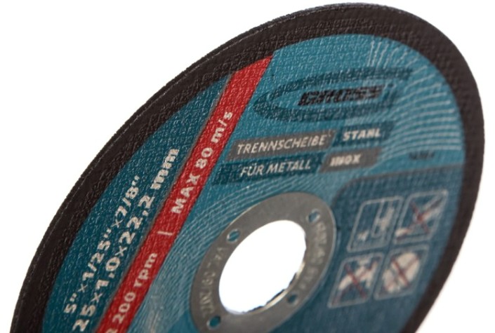 Отрезной круг по металлу GROSS 125х1,0х22,2 мм, SWA60TBF [74368]