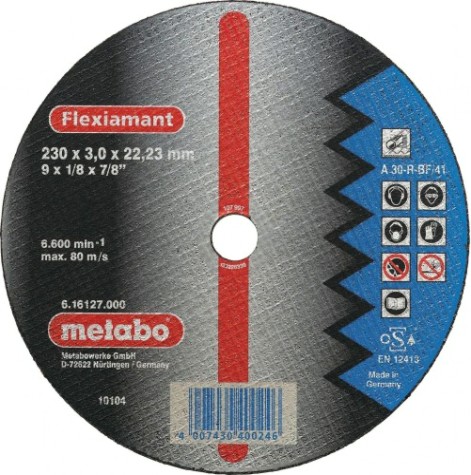 Отрезной круг по металлу METABO 125x2,5x22,23 мм A30R Flexiamant [616732000]