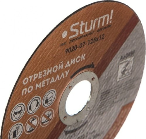 Отрезной круг по металлу Sturm 9020-07-125x12 Отрезной круг по металлу Sturm 9020-07-125x12