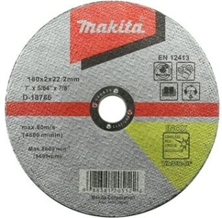 Отрезной круг по нержавеющей стали WA36R MAKITA 180х2х22,23 мм WA36R D-18786 [D-18786]