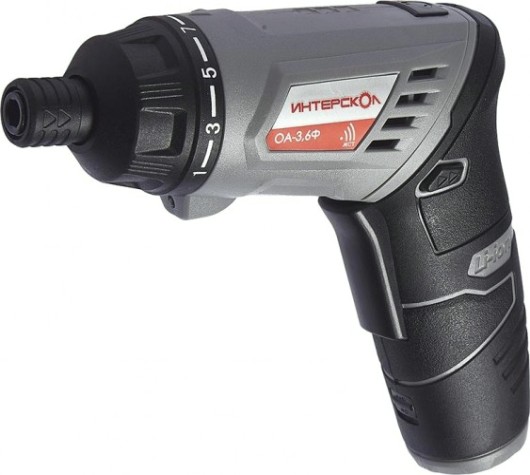 Отвертка аккумуляторная ИНТЕРСКОЛ ОА-3.6 Ф ДМ (кейс) [433.0.1.00]