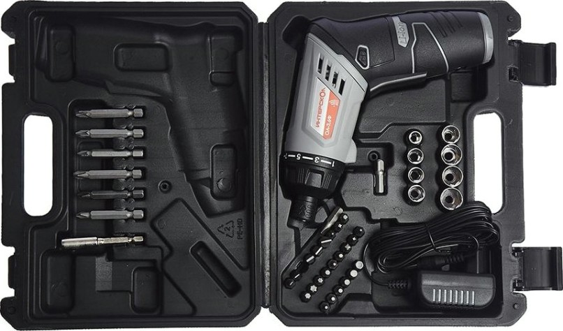 Отвертка аккумуляторная ИНТЕРСКОЛ ОА-3.6 Ф ДМ (кейс) [433.0.1.00]