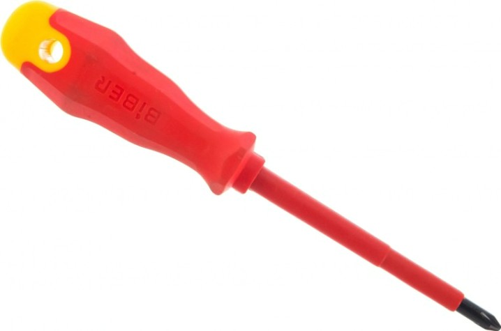 Отвертка диэлектрическая Biber 85597 PH 2х100мм [тов-079419]
