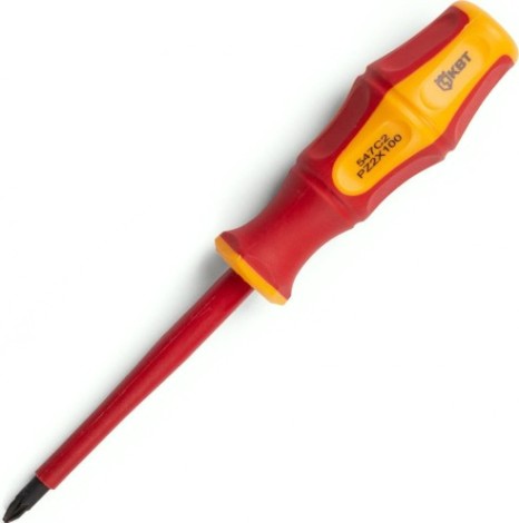 Отвертка диэлектрическая КВТ ПРОФИ 1000V PZ2 х 100 мм 78614 [78614]