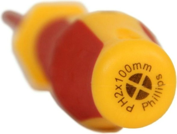 Отвертка диэлектрическая PHILIPS Sturm 1040-17-PH2-100 эрго ручка, ph2х100мм