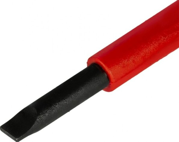 Отвертка диэлектрическая шлицевая Кобальт 646-447 ultra grip sl 4,0х100 мм cr-v, двухкомпонентная ру