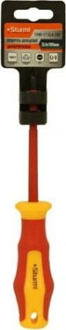Отвертка диэлектрическая шлицевая Sturm 1040-17-SL4-100 sl4х100мм