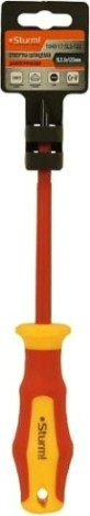 Отвертка диэлектрическая шлицевая Sturm 1040-17-SL5-125 sl5,5х125мм