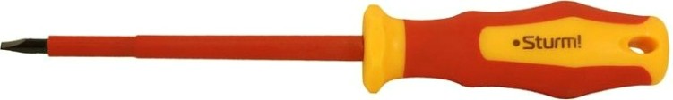 Отвертка диэлектрическая шлицевая Sturm 1040-17-SL5-125 sl5,5х125мм