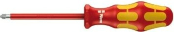 Отвертка диэлектрическая WERA Kraftform Plus 100 VDE 1000 V 165i PZ/S # 2 х 100 мм WE-006191 [WE-006191]