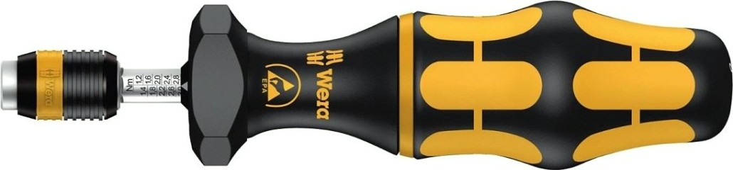 Отвертка динамометрическая WERA Kraftform ESD 0,3 х 1 Nm WE-074782 [WE-074782]