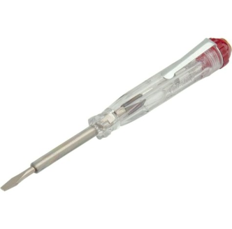 Отвертка индикаторная Sparta 130 мм, пробник электрический 100–500 в [130405]